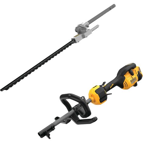 DeWALT Akku-Motorantrieb DCMAS5713N, 54 Volt mit Heckenscheren-Aufsatz ohne Akku und Ladegerät