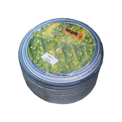 WURKO manguera perla tricotada 19 mm 20 bar rollo 50 m , Manguera de jardín en pvc Iboclean perla 19mm. - Pvc flexible. - 19mm diametro. - Blanca. - 10kg. - 20(bar) - 1 rollo 50mts (1/2)