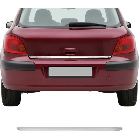 Garniture de Hayon Coffre pour Peugeot 307 2001-2009 acier inox (1/5)