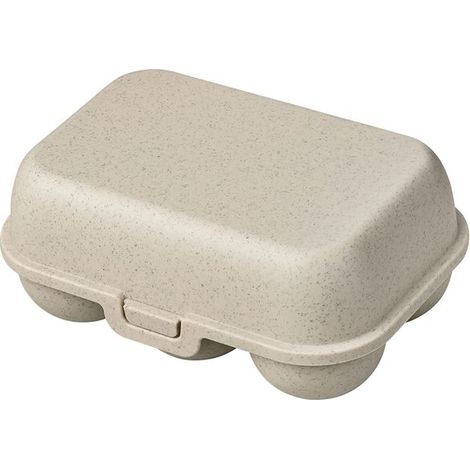 KOZIOL - EGGS TO GO MINI BOITE 6 ŒUFS BEIGE