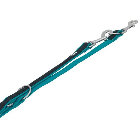 Nobby Hundeleine Führleine Mesh Preno 2 m x 2 - 2,5 cm türkis Leinen