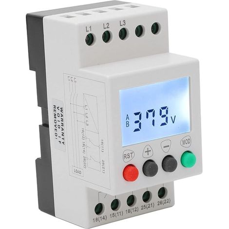 Protección de fase trifásica – 4 hilos, 208-480 V, para maquinaria (1/4)