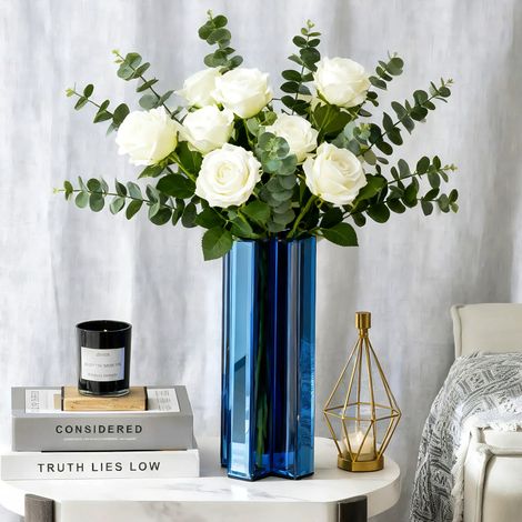 Table Vase Mirror Glass Decor Samll Vase (1/5)