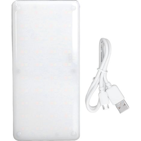 Lampe De Camping - Lampe D'Urgence Avec Banc D'Énergie 5000 Mah - Étanche Ip X2 - Aimantée - Multimode - Pour Randonnée Et Aventure En Plein Air - 1 Pièce (1/5)