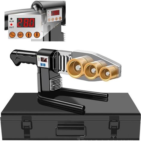 Hot Melt Machine Ménage Hot Melt Machine De Soudage Conduite d'eau Le Conteneur Chaud Ne Colle Pas À La Tête De Fusion 20-63mm (1/5)