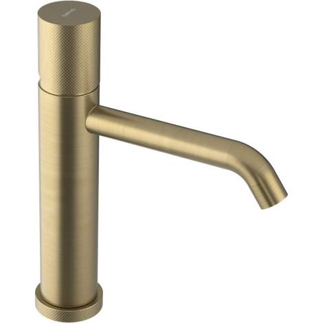 Sapho Ultratap - Grifo de lavabo, dorado mate UT004TG (1/2)