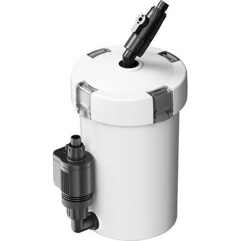 Filtre extérieur aquarium SunSun HW-603B 400L/h avec pompe 6W, système filtration 3 étapes (1/5)