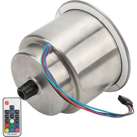 RGB-Getränkehalter fürs Auto, 14 LEDs, Edelstahl mit Fernbedienung, für Boot, Yacht, Wohnmobil, LKW (1/5)