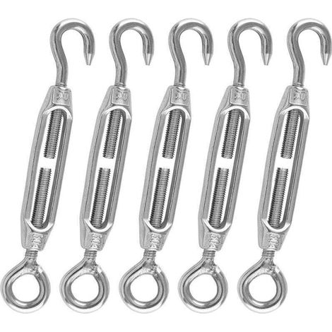 Tendeur à cages, XU, Lot de 10 Vis pour panier à fleurs en acier inoxydable - M4 - RWTendeur à cages - KZQ (1/4)