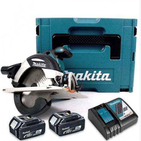 Sega circolare 18V LXT Ø165 mm (2x3,0 Ah) in MAKPAC - MAKITA DHS630RFJ