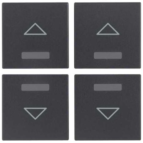 20841.3 Quattro Mezzi Tasti 1M Freccia Grigio Eikon