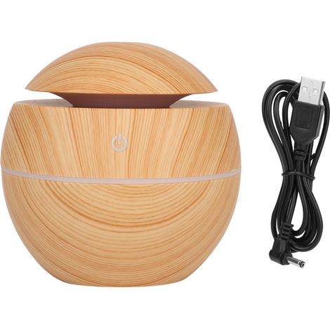 Diffuseur d'air parfumé USB en forme de boule ronde, purificateur d'humidité à prise électrique (1/5)
