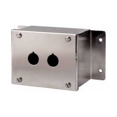 Boîtier à monter en saillie acier inoxydable 2 emplacements de montage EATON M22-I2M/SS (1/2)