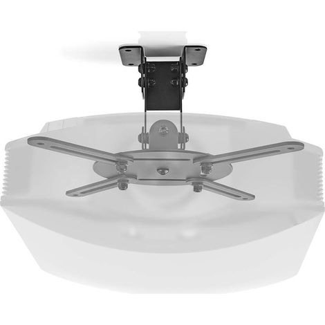 Support pour projecteur Entièrement réglable 10 kg Rotatif Inclinable Acier Noir (1/5)