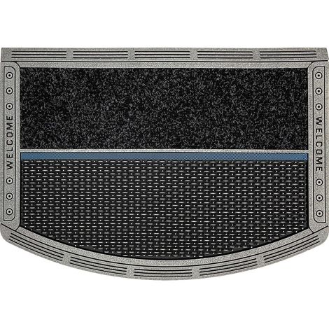 Tapis Dual Clean Demi-lune Double Action Nettoyante, Forme Demi-lune - Générique