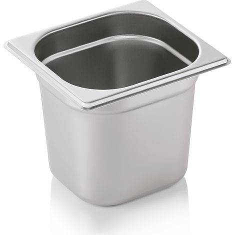 Bac inox GN 1/6 H 150 mm 2,4 ltr GN CORE - Was Germany