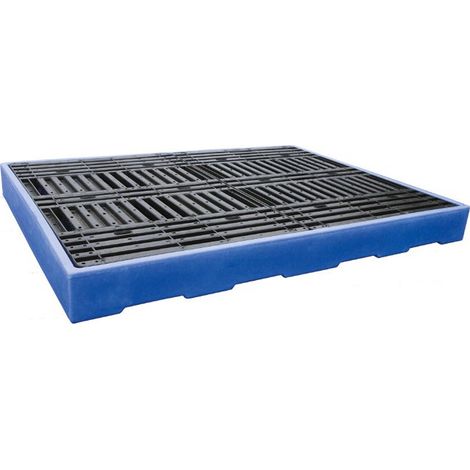 Plancher de rétention polyéthylène PRP4F charge 2000kg capacité 300l Stockman (1/3)