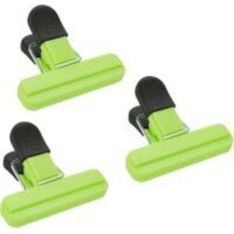 Clip per sacchetti alimentari, 3 pezzi, clip di plastica per sigillare sacchetti alimentari, chiusura per sacchetti per confezionare caramelle e snack in cucina. (1/3)