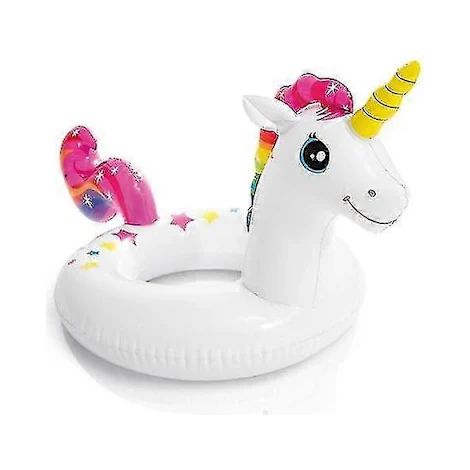 Bouée gonflable pour enfants avec imprimé licorne, pour les enfants de 3 à 6 ans. (1/4)