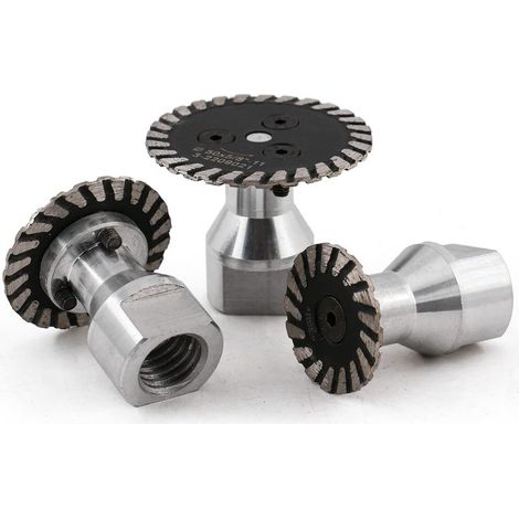 lame diamantate per sega - Disco diamantato - Utensile per il taglio della pietra - Per cemento, granito, marmo, arenaria - Utilizzo a umido - 30x40x50 mm (1/5)