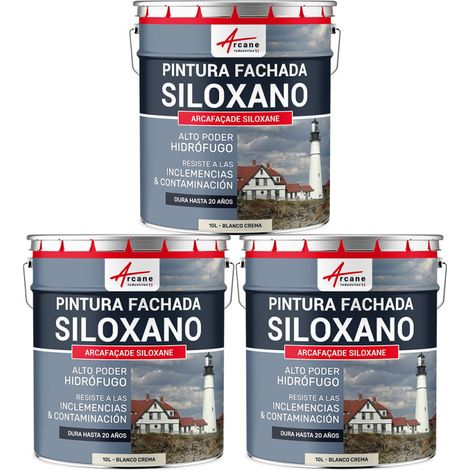 Pintura de siloxano para exteriores y fachadas, de alto poder hidrófugo - ARCAFAÇADE SILOXANE