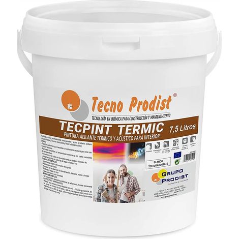 Tecno Prodist Tecpint Termic - Pintura interior aislante térmica (BLANCA)