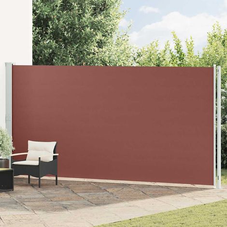 Seitenmarkise Ausziehbar 200x600 cm Braun