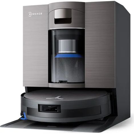 ECOVACS X11 Omni Cyclone aspirateur robot, débit et puissance 19 500 Pa, PowerBoost ultra-rapide, OZMO Roller 2.0, déclivité maximale 4 cm, PureCyclone 2.0 à vidage automatique (1/4)