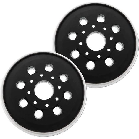 2 Pieces 125mm Sanding Pad Compatible with Bosch GEX 125-1 AE PEX 220 AE Sanding and Polishing Tool Accessory with Hook and Loop 8 Holes (1/5)
