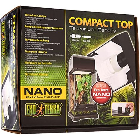 Lampada di illuminazione Exo Terra Compact Top Nano 3 lampadine 26W (1/4)