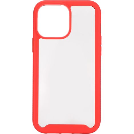 Coque de téléphone iPhone 13 Pro Max, étui rigide antichoc, protection renforcée, couleur rouge
