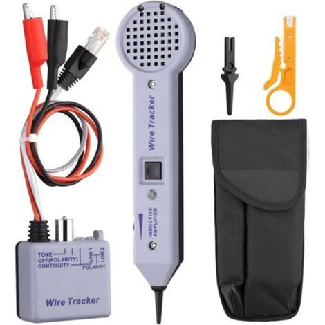 200EP Wire Tracer Kit, Network Wire Tracer Circuit Tester Cable Tracing Tester Kit 100MOhm Input Impedance Audio Adjustable Induction Amplifier (1/5)