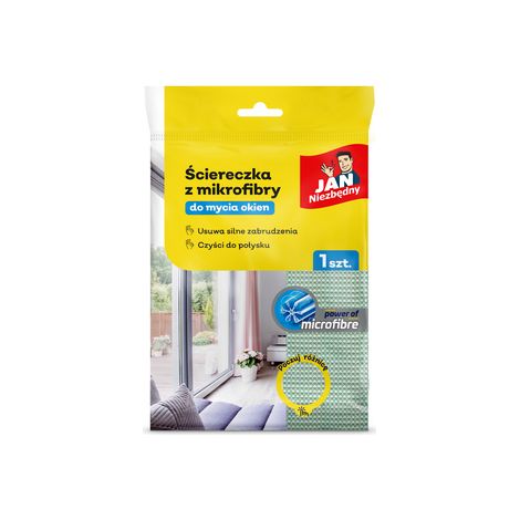 Paño de microfibra JAN essential para limpiar ventanas (1 unidad)