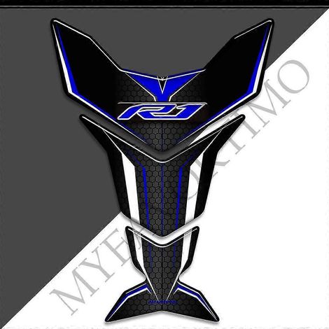 Protection de réservoir avec autocollants, logo et emblème pour Yamaha YZF-R1, YZF R1, R1000 et R1-7. (1/5)