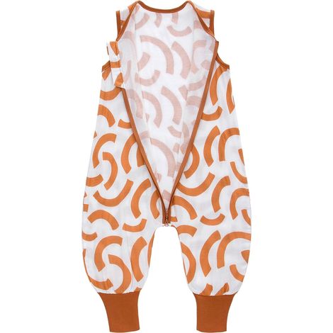 Gigoteuse ete Sac de Couchage pour Bébé 0.5 tog Gigoteuse d'été à Pieds Sans Manches Gigoteuse avec Jambes Turbulette Ete pour Garçon Fille (Arc, S/3-12 Mois) (1/5)