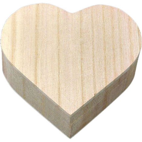 Coeur Forme Storager Boîte Bijoux Cadeau De Mariage Maquillage Cosmétique Boucles D'oreilles Anneau Bureau Rangement Make Up En Bois Organisateur Portable et Utile, Ensoleillé