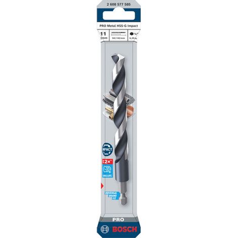 Bosch PRO Spiralbohrer Metal HSS-G Impact, 11 x 94 x 142 mm (1/5)