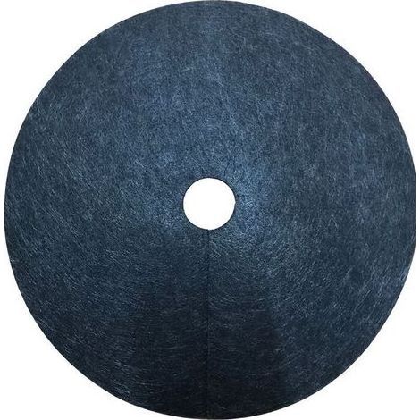 Lot de 1 Tapis de Protection Contre Les Mauvaises Herbes, Tapis de paillage Rond pour extérieur, Protection Contre Les Mauvaises Herbes (diamètre 42 cm) (1/5)