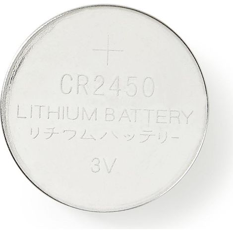 Lithium knopfzellenbatterie cr2450 3 v dc 5 blister silber (1/3)