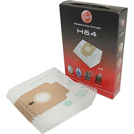 HOOVER 5  SACCHETTI ASPIRAPOLVERE SPRINT FREESPACE FLASH CAPTURE ORIGINALI  H 64 (1/2)