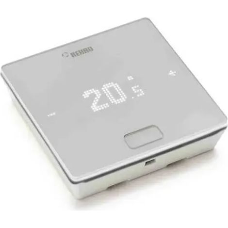 REHAU NEA SMART 2.0 Regulador ambiente inalámbrico con sensor de temp./humedad, blanco (HRW), 13280121004