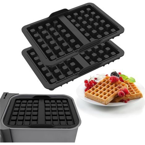 Accessoires de friteuse à air chaud, moule gaufré pour Ninja Dual AF400EU, AF300EU, AF451EU, SL400EU et AF500DE, pour accessoires Ninja Airfryer, accessoires Air Fryer, compatibles avec four (1/5)