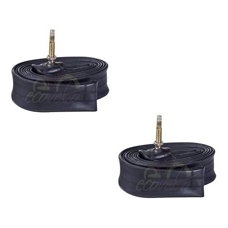 2 chambres à air 26 x 1,75/1,90/2,125 avec valve Schrader America pour VTT, vélo de ville, mountain bike, vélo, bicyclette Ecovelo (1/4)