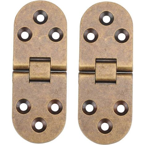 NUOBESTY Lot de 2 charnières métalliques invisibles pour armoire/penderie, à la maison (1/5)