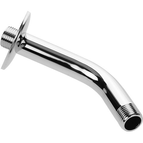 Support de bras de douche Adorainbow en acier inoxydable avec bride, coude mural de 6 pouces, facile à installer