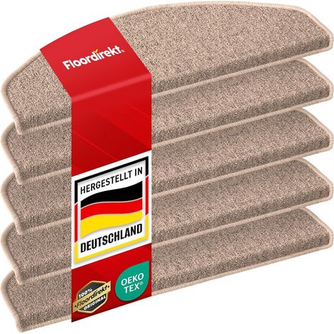 x15 Tapis de marche demi-circulaires London Pro - Beige