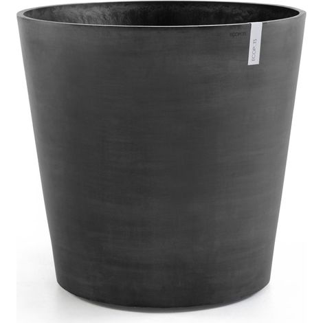 Ecopots Pflanztopf Amsterdam Ø 80 x 74,2 cm dunkelgrau mit Rädern