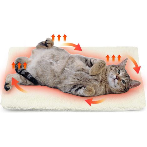 Tapis Auto-Chauffant Pour Animaux - Tapis Thermique Sans Électricité Avec Doublure En Feuille D'Aluminium - 60 x 45 cm - 1 Pièce (1/5)