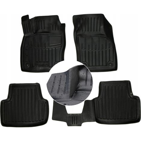 Tapis et essuie-glaces en caoutchouc pour VW Jetta 7 à partir de 2017 - UD Troughs (1/5)