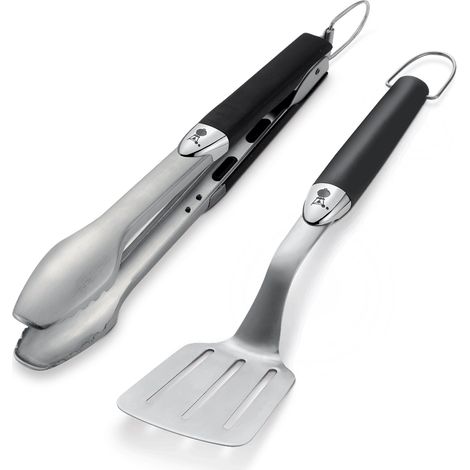 Set di 2 utensili premium weber in acciaio inox modello piccolo